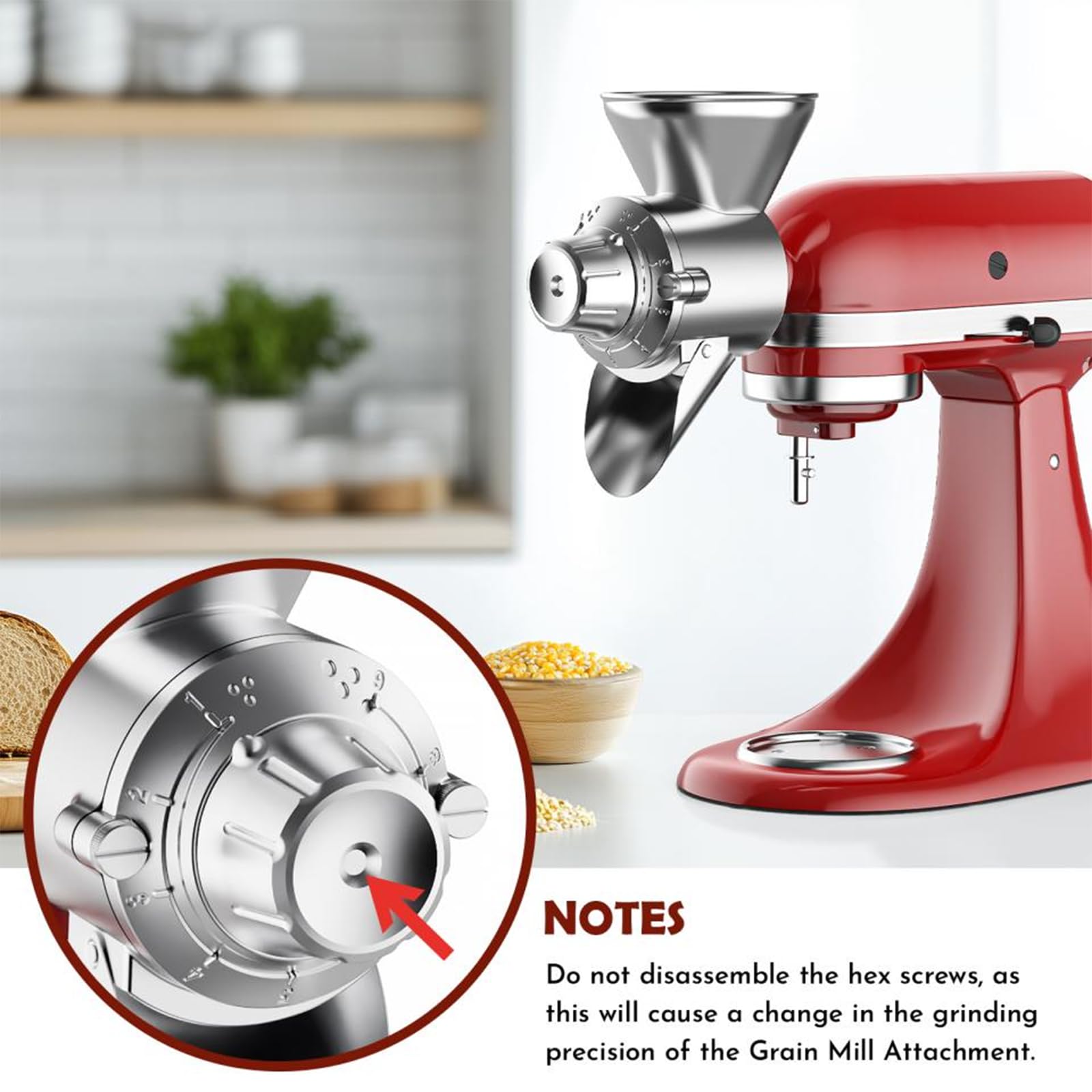 Product spotlight: Cofun grain mill attachment with glass container demo