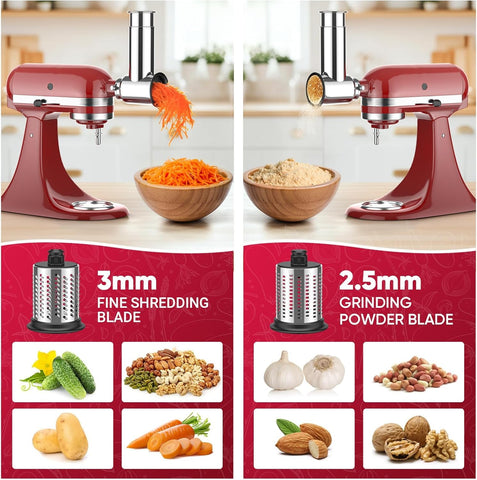 Inward-facing blades reduce hand exposure during cleaning and setup.