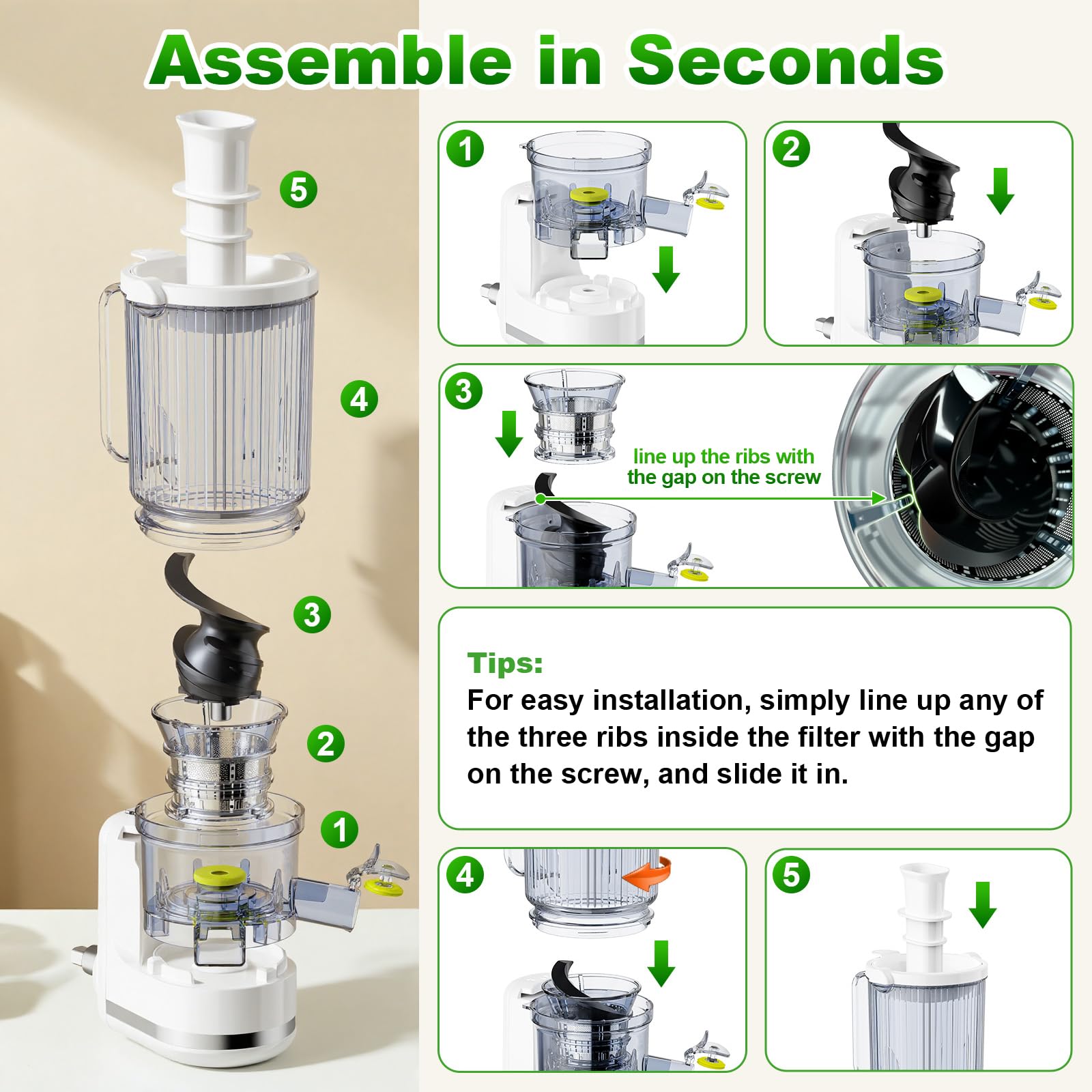 Cofun precise filters reduce clogging while preserving nutrients