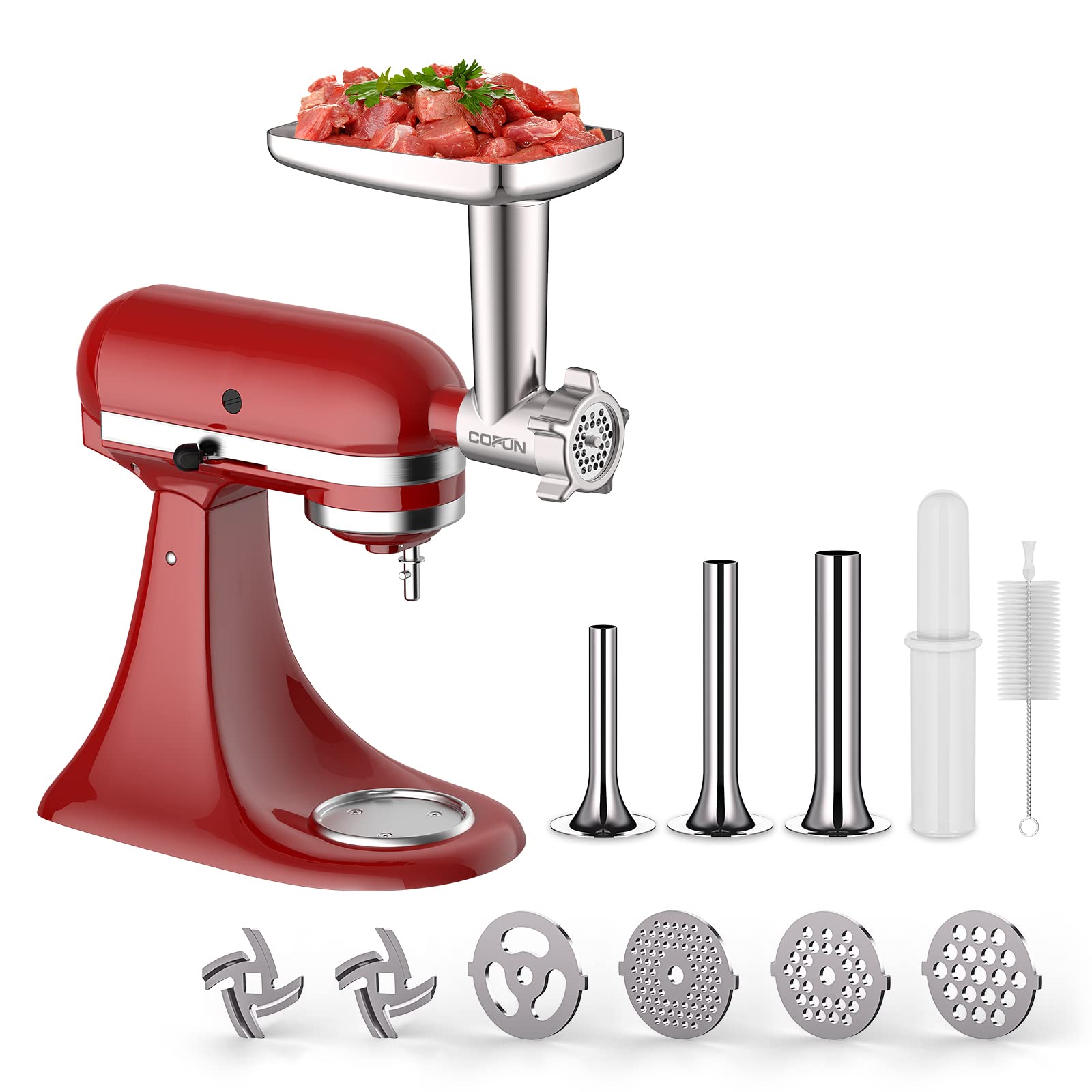 Cofun meat grinder attachment blades, precision blades for consistent grind textures