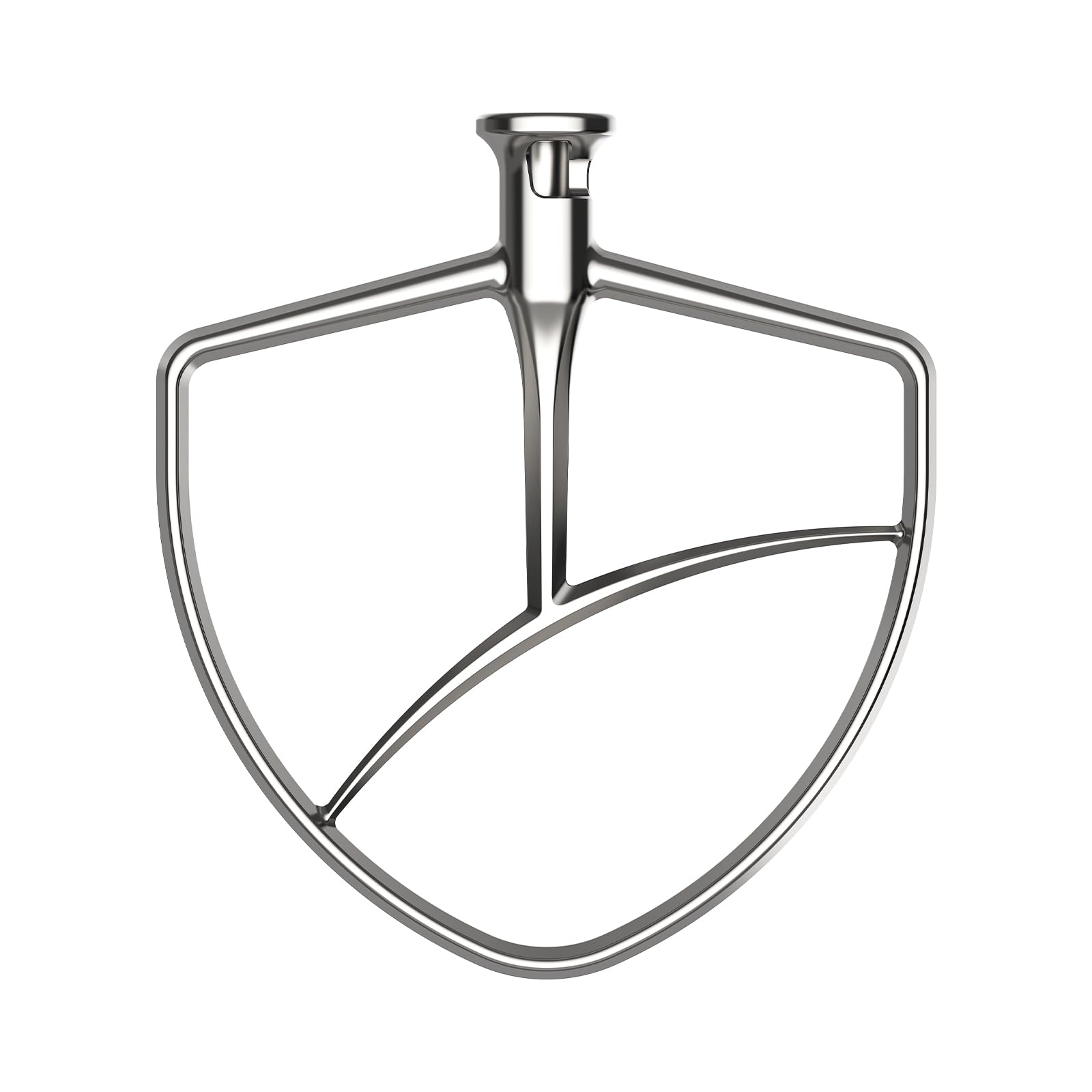 Cofun paddle attachment for KitchenAid flat beater; durable stainless steel for even mixing.