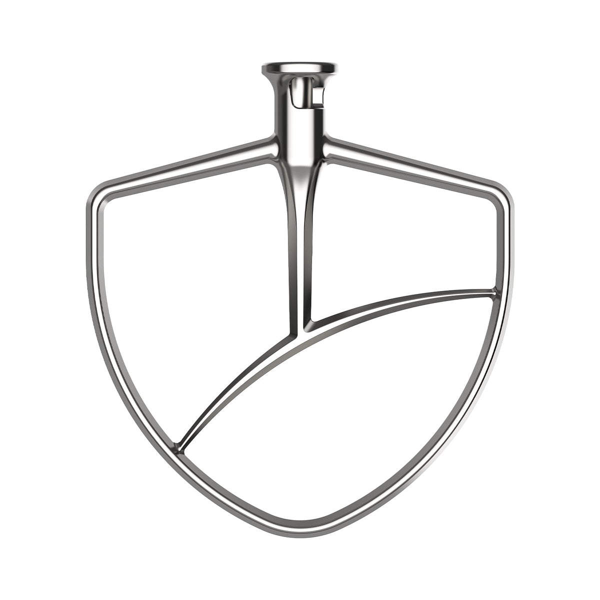 Cofun paddle attachment for KitchenAid flat beater; durable stainless steel for even mixing.