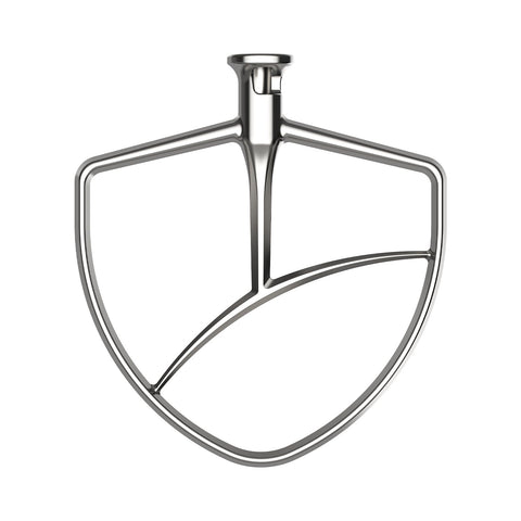 Cofun paddle attachment for KitchenAid flat beater; durable stainless steel for even mixing.