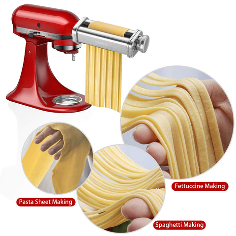 Cofun pasta roller showing eight thickness levels for versatile dough prep.