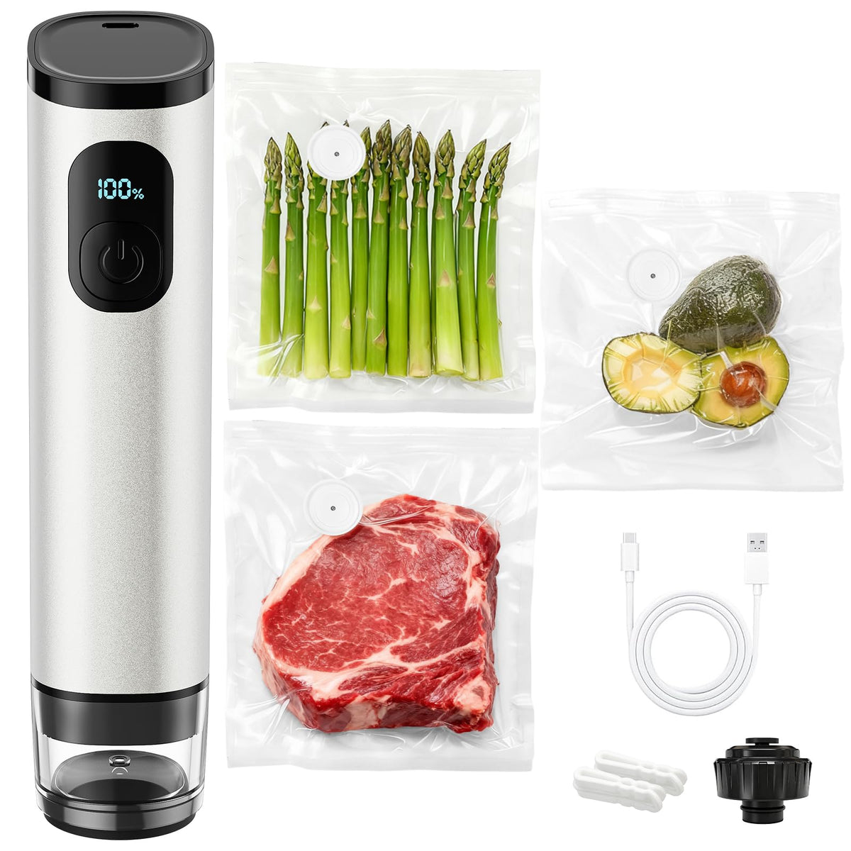 Cofun premium metal vacuum sealer full unit demonstrates durable construction for frequent use.