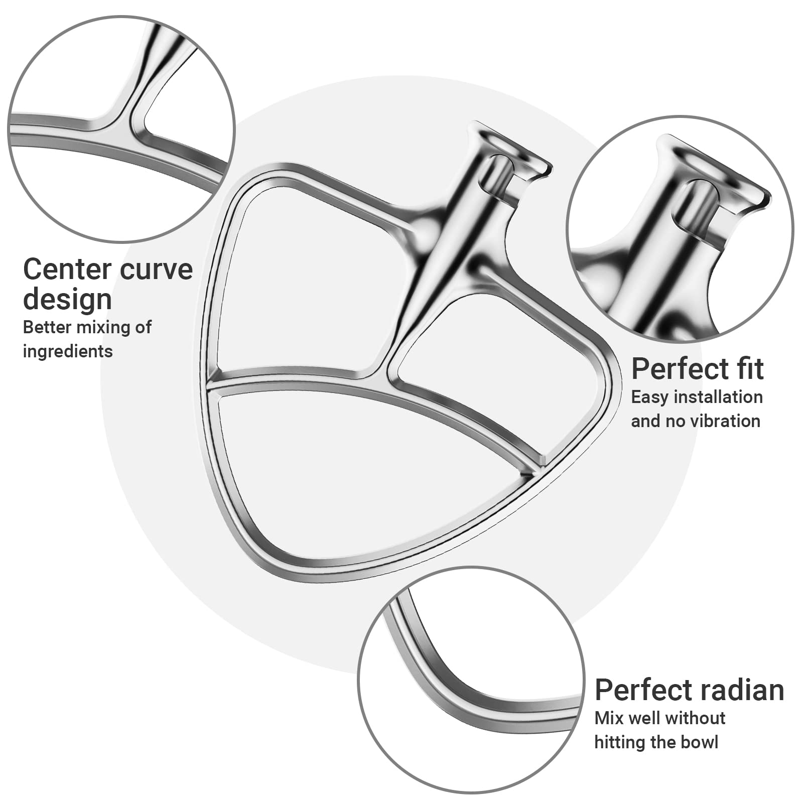 Cofun central curve helps incorporate cold butter into dough