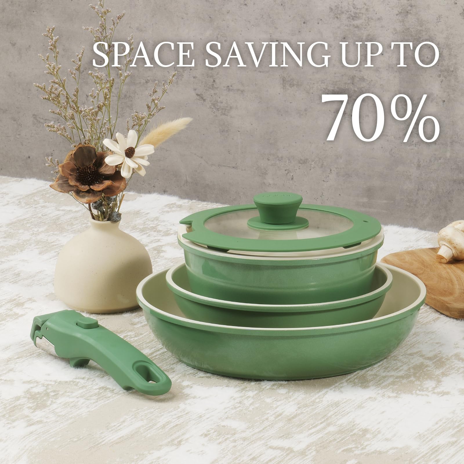 Coicur dishwasher-safe ceramic cookware simplifies cleanup after cooking