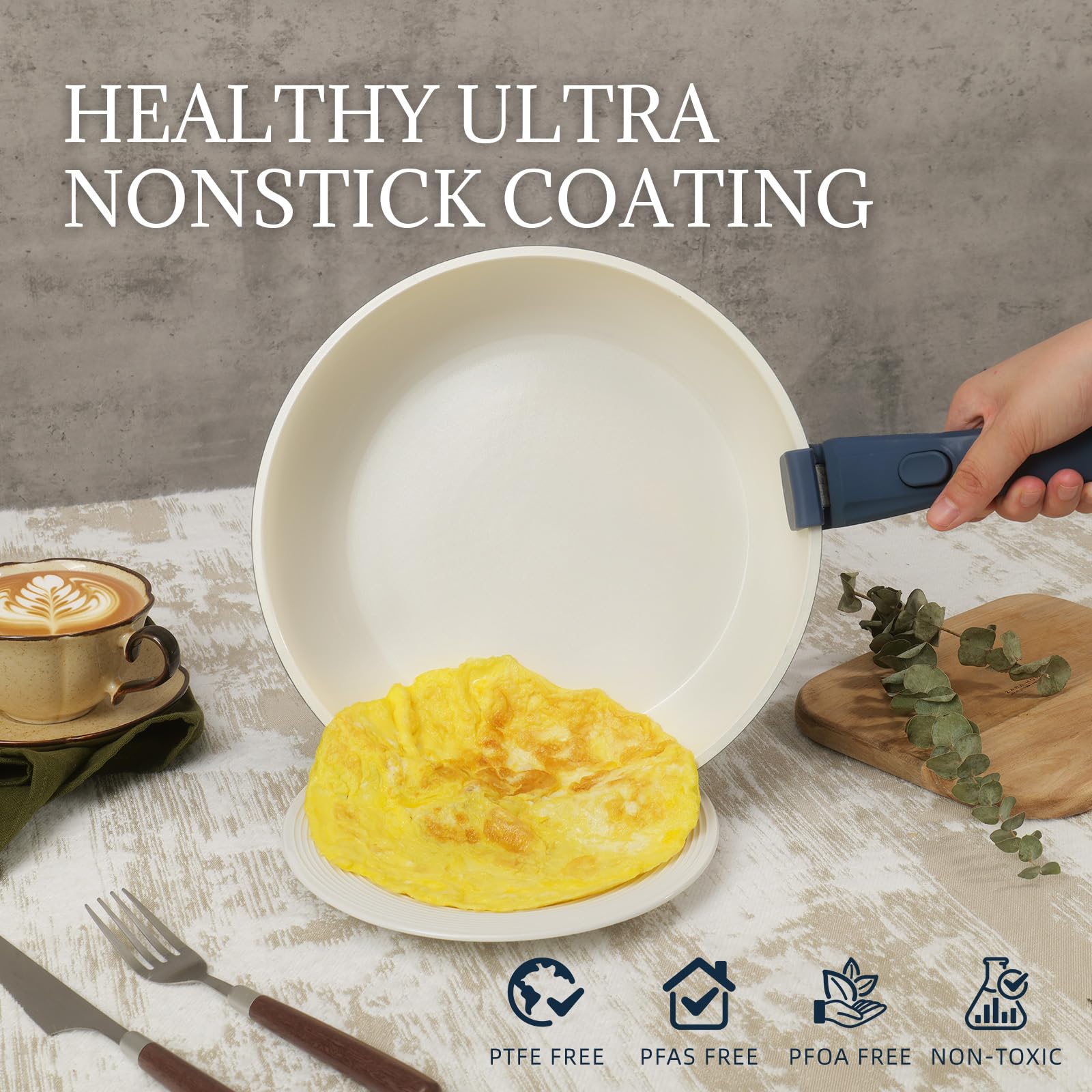 Coicur induction-compatible base on a hob delivering fast, even heating