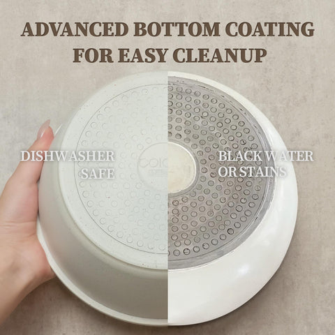 Coicur space-saving stackable design ideal for small kitchens and RVs.
