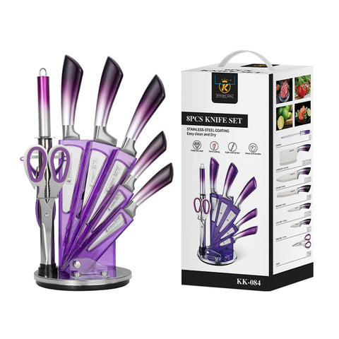 Cokinutvalleyus purple scissors for everyday kitchen tasks.