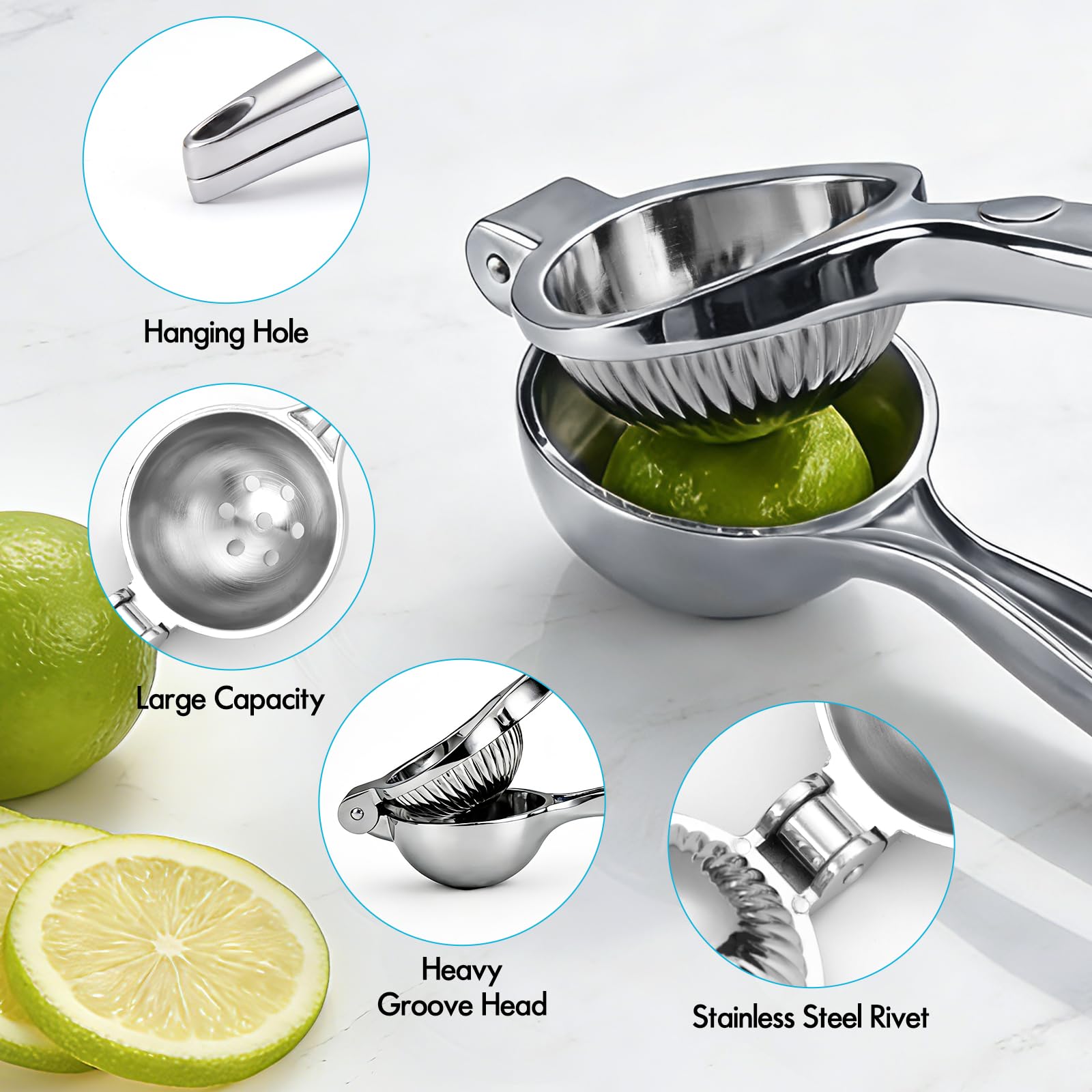 COKORA lemon squeezer dishwasher safe design simplifies cleanup after cooking and entertaining