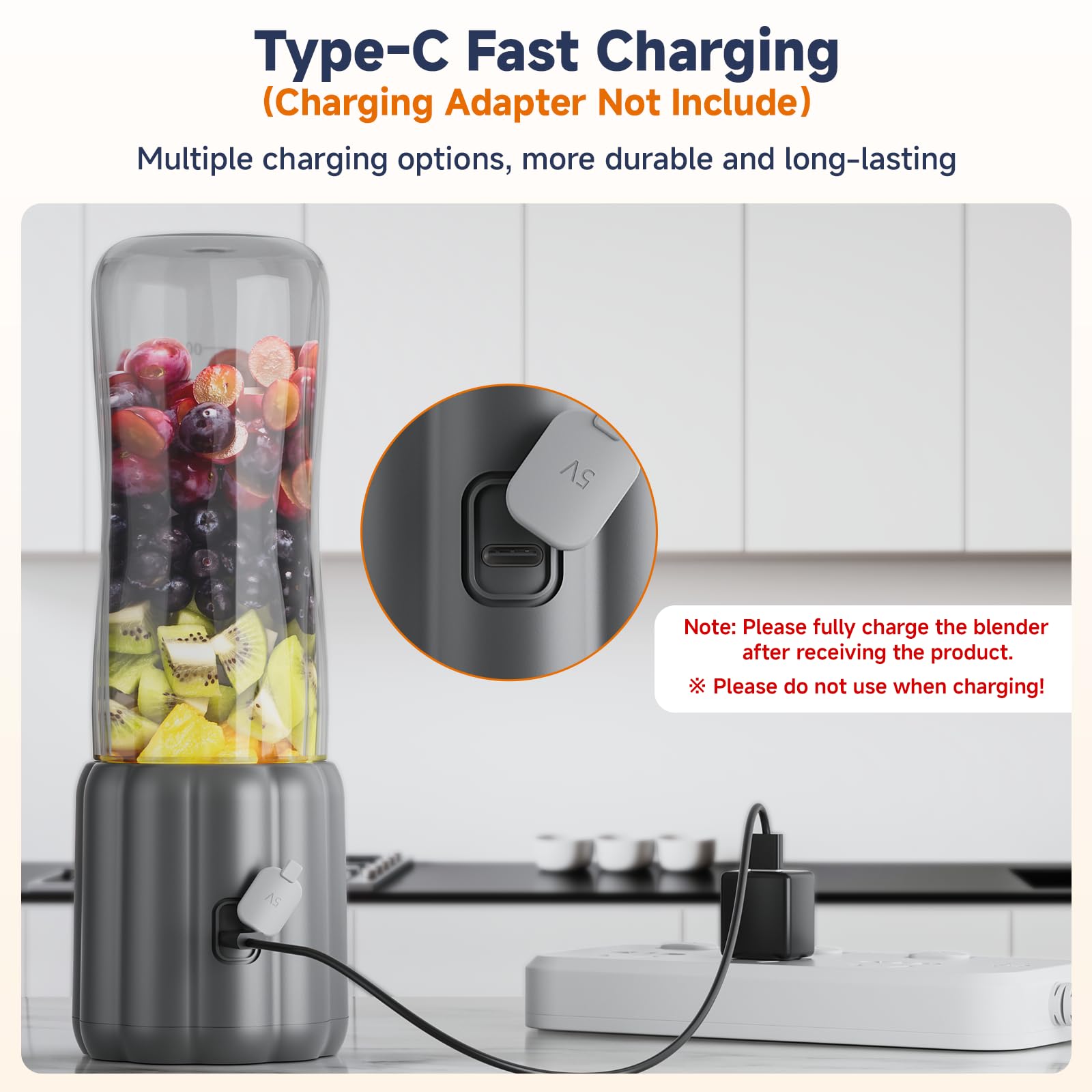 COKUNST 17oz bottle with capacity marks for servings