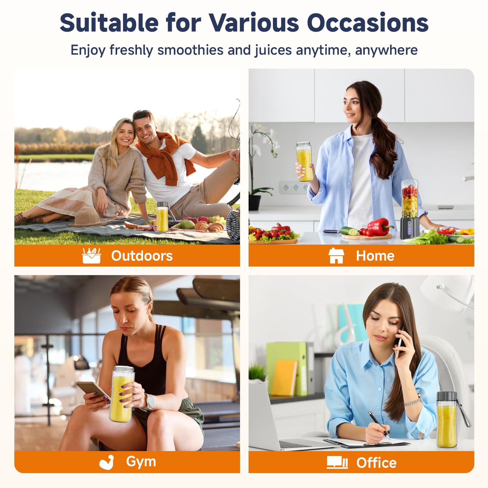 COKUNST detachable design allows easy cleaning after blending