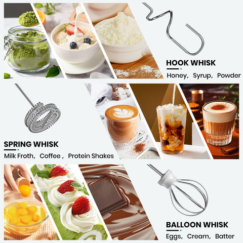 Colarlemo milk frother USB-C rechargeable with long-lasting battery.