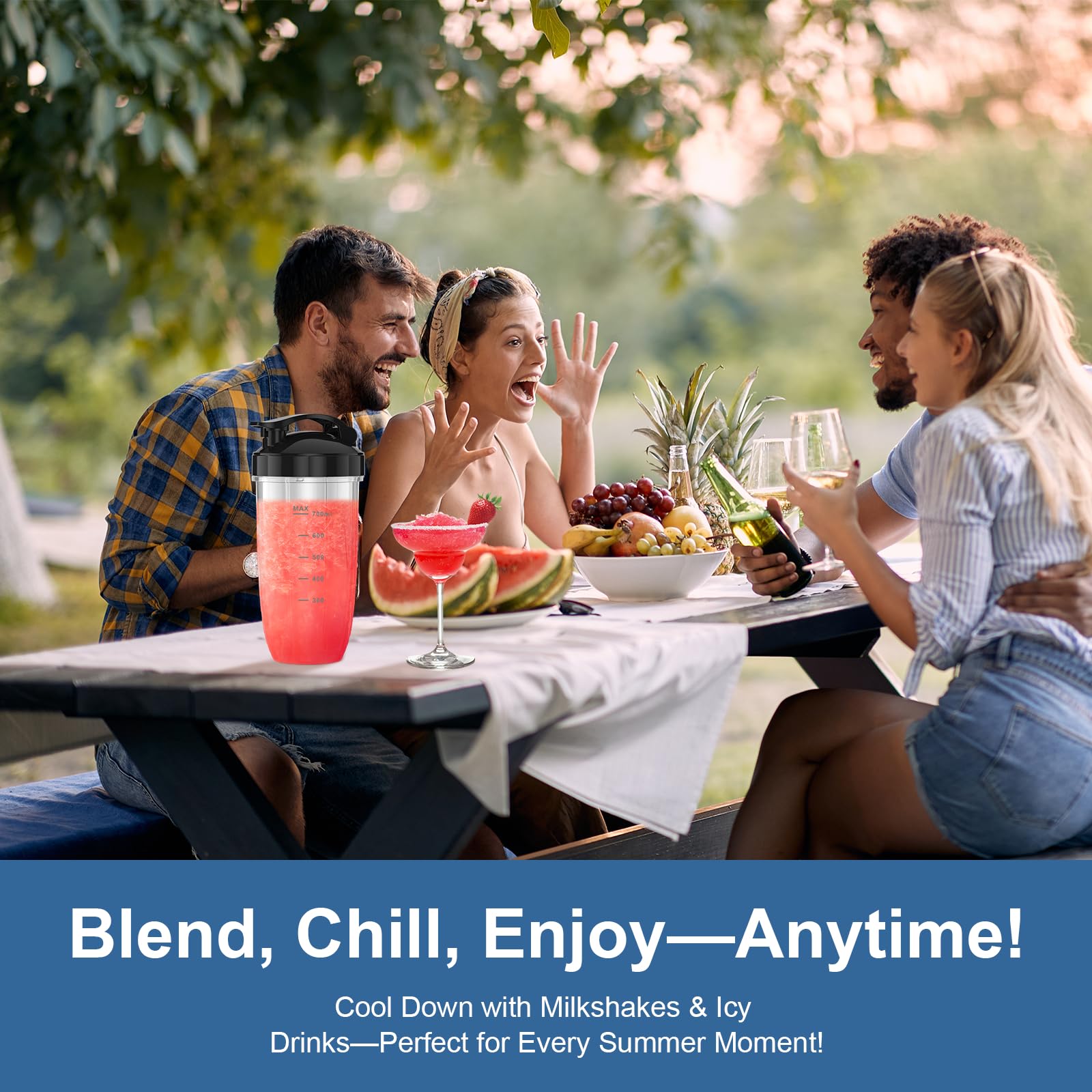 Colarlemo durable stainless steel blades handle tough ingredients