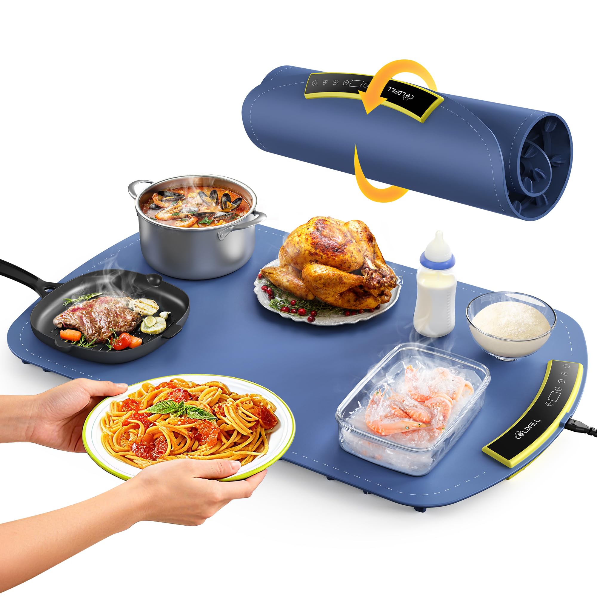 COLDFILL waterproof surface cleans easily after meals