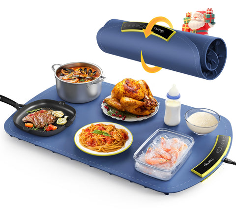 COLDFILL food warming mat front view showing even heat distribution for warm meals