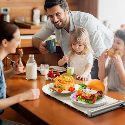 COLDFILL Food Warming Mat assists thawing and reheating frozen foods