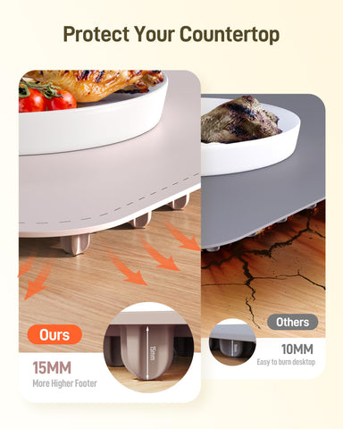 COLDFILL mat works with ceramic, glass, pickup boxes, and plastic ware