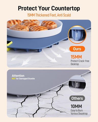 COLDFILL silicone surface is waterproof and easy to wipe clean