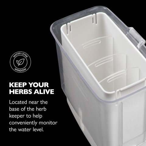 Cole & Mason herb keeper supports home cooks with customizable herb layouts.