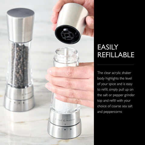 Cole and Mason Derwent mills keep spices fresh by protecting from moisture and dust.