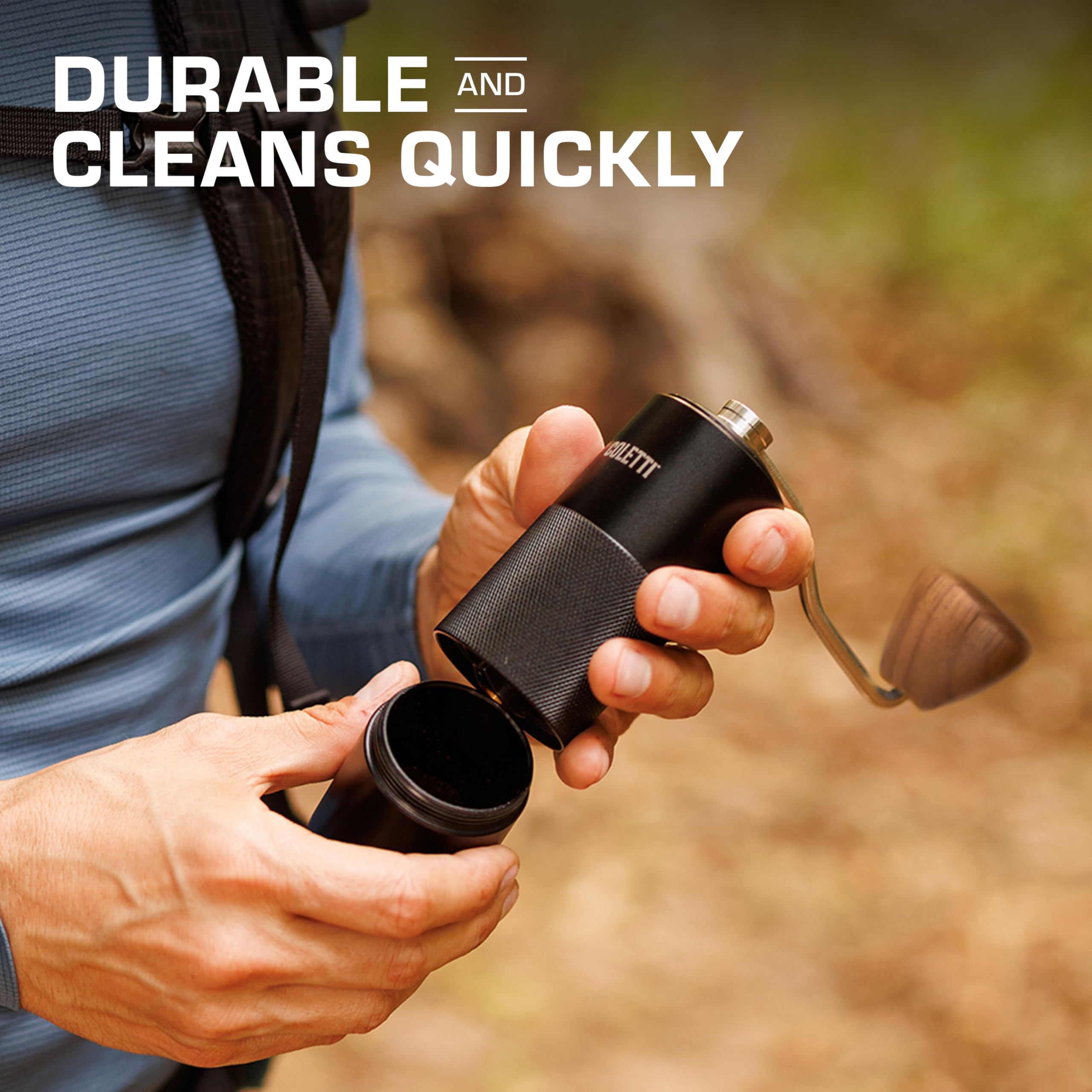COLETTI Crag BPA-free, dishwasher-safe parts simplify cleaning.