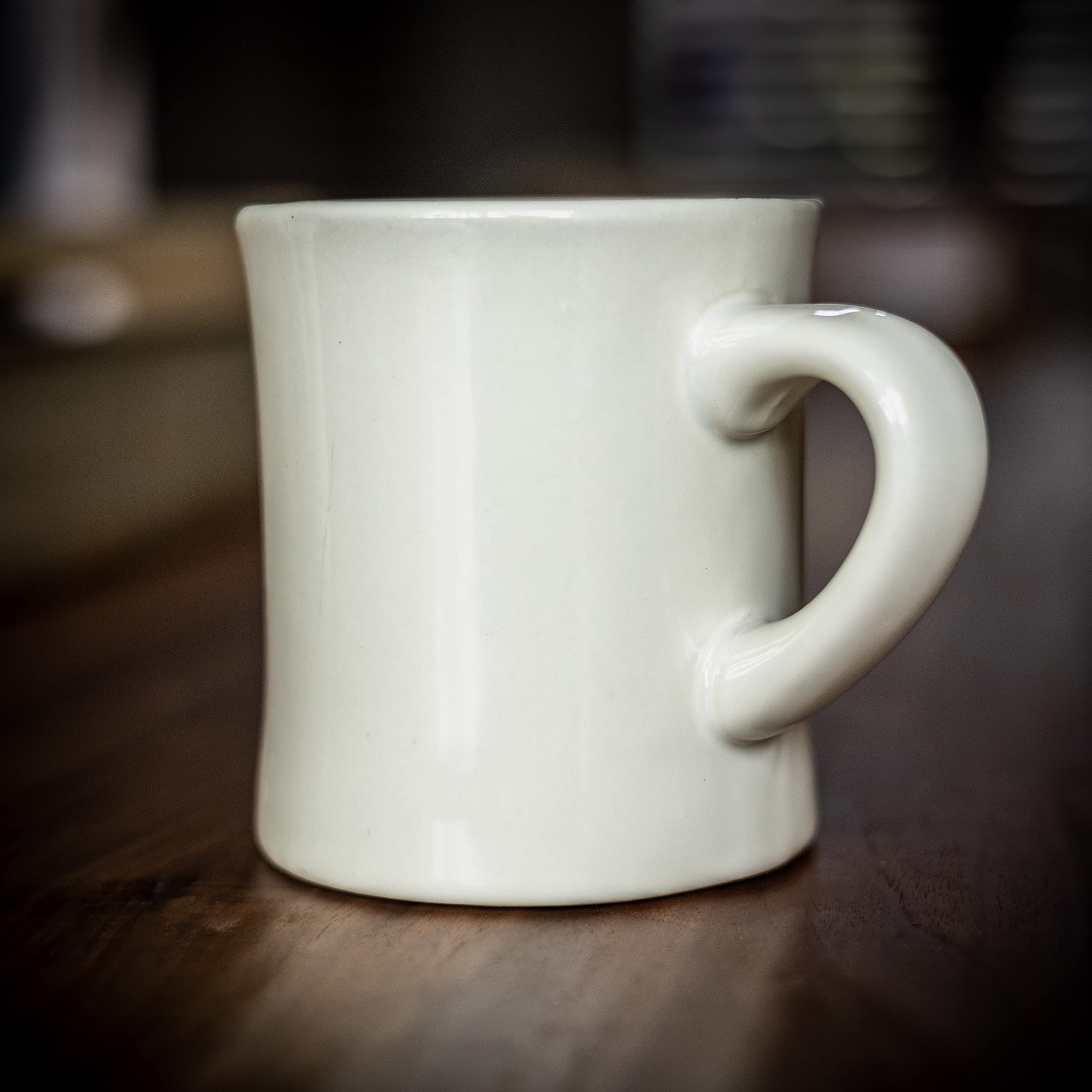 COLETTI Diner Mug cream 11oz microwave-safe for quick reheats