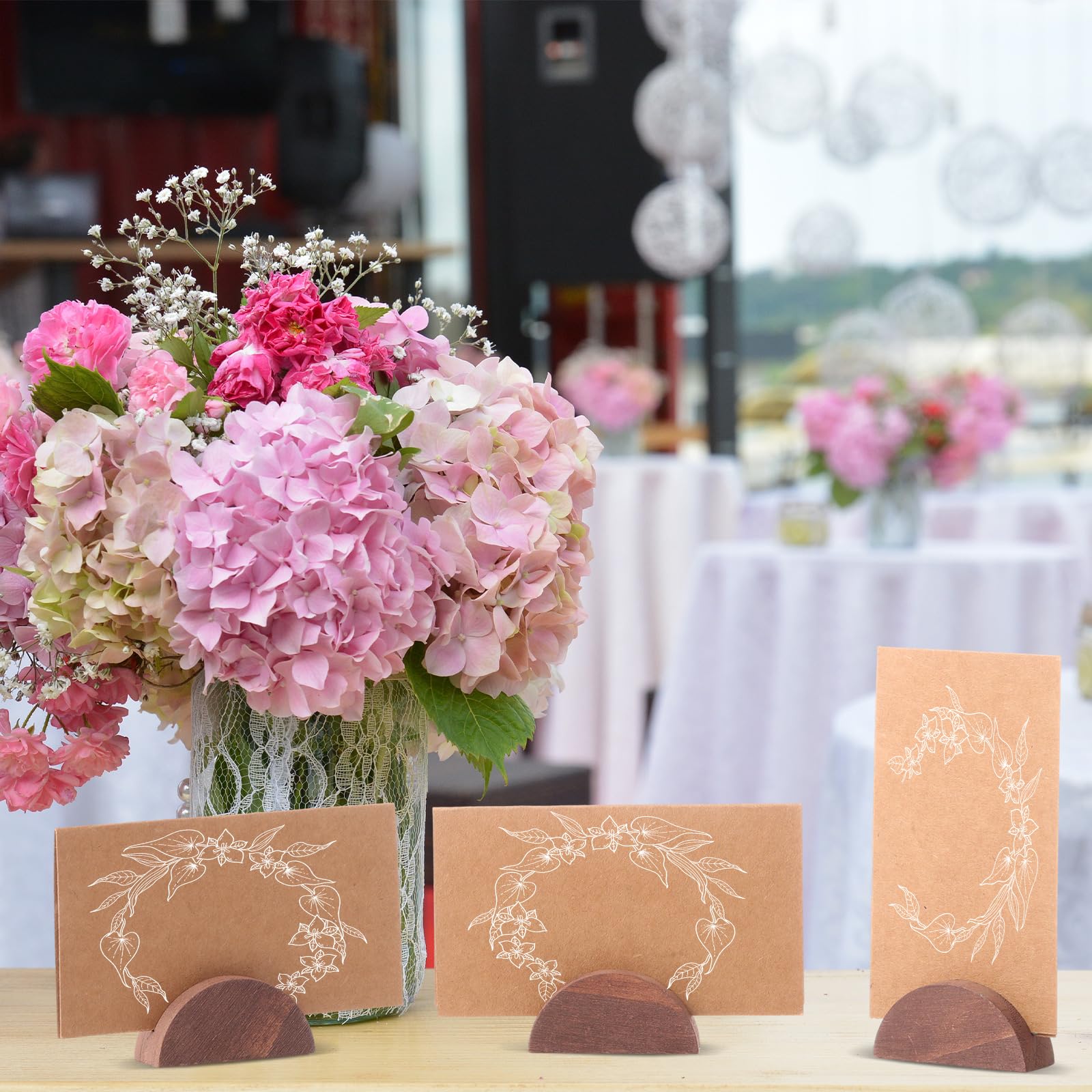 Colingmill escort cards and seating cards setup for weddings and banquets.