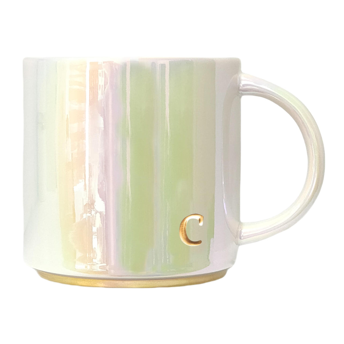 COLLECTIVE HOME ceramic mug with iridescent finish for daily coffee rituals