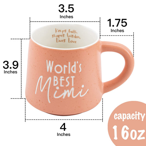 COLLECTIVE HOME ceramic mug with sturdy handle, durable for everyday tea and coffee.