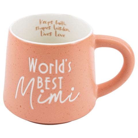 COLLECTIVE HOME World’s Best Mimi mug with glossy finish, ideal for daily coffee rituals.