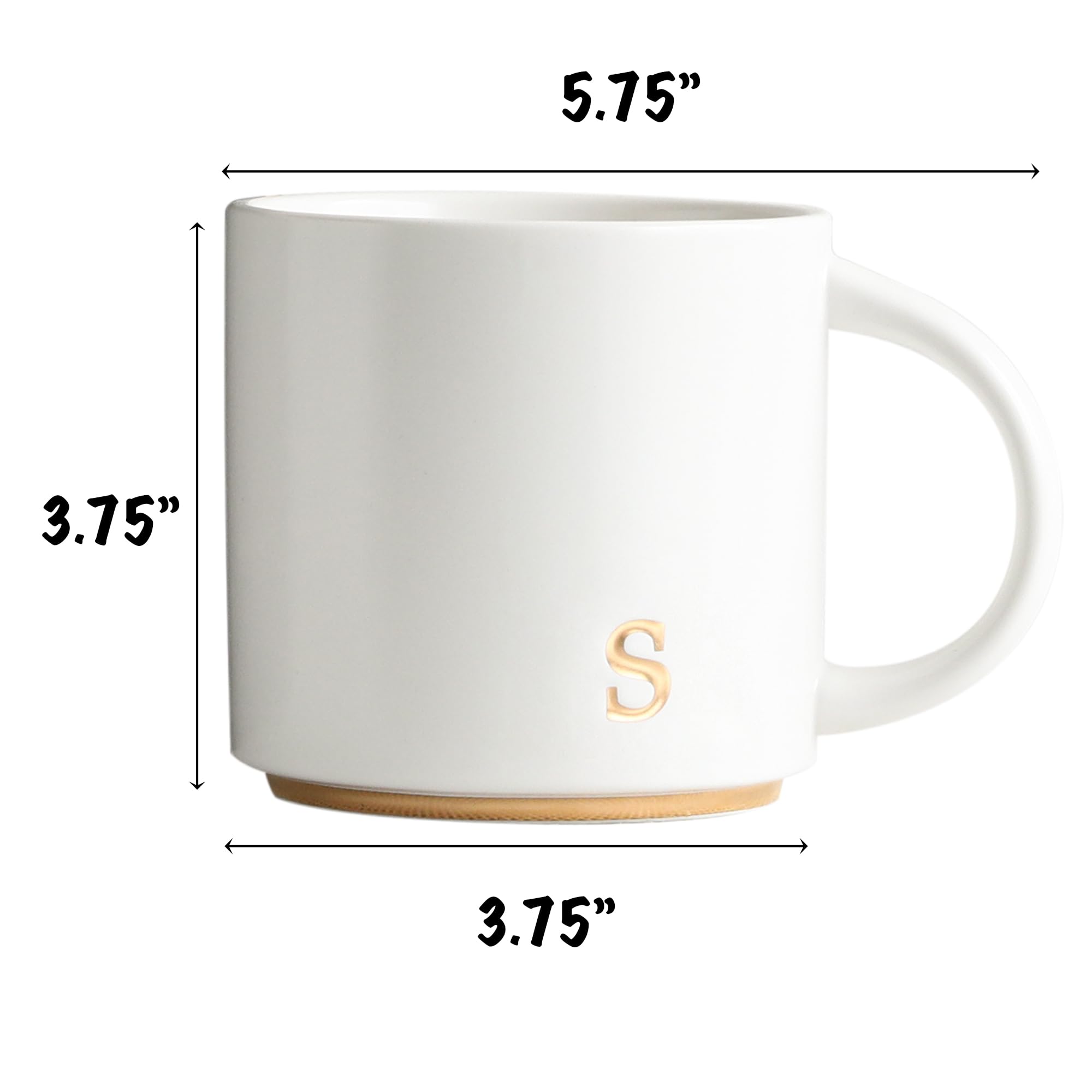 COLLECTIVE HOME gold letter mug highlights a luxurious touch for coffee rituals