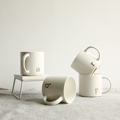 COLLECTIVE HOME luxury coffee cup on desk, elevating everyday beverages