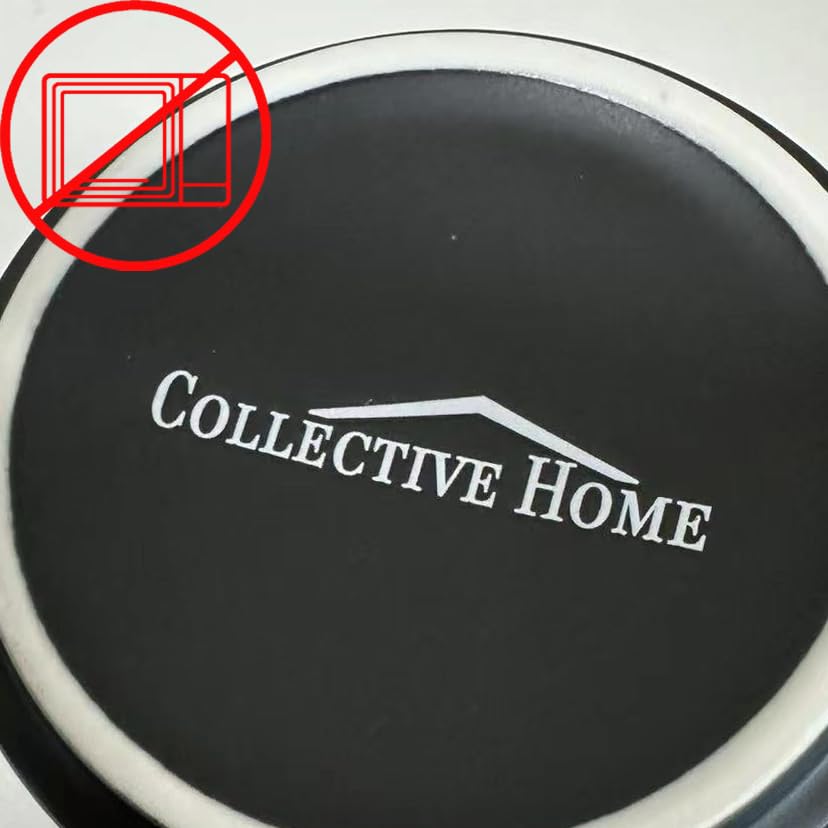 COLLECTIVE HOME premium ceramic mug close view emphasizing durability and dishwasher safe care