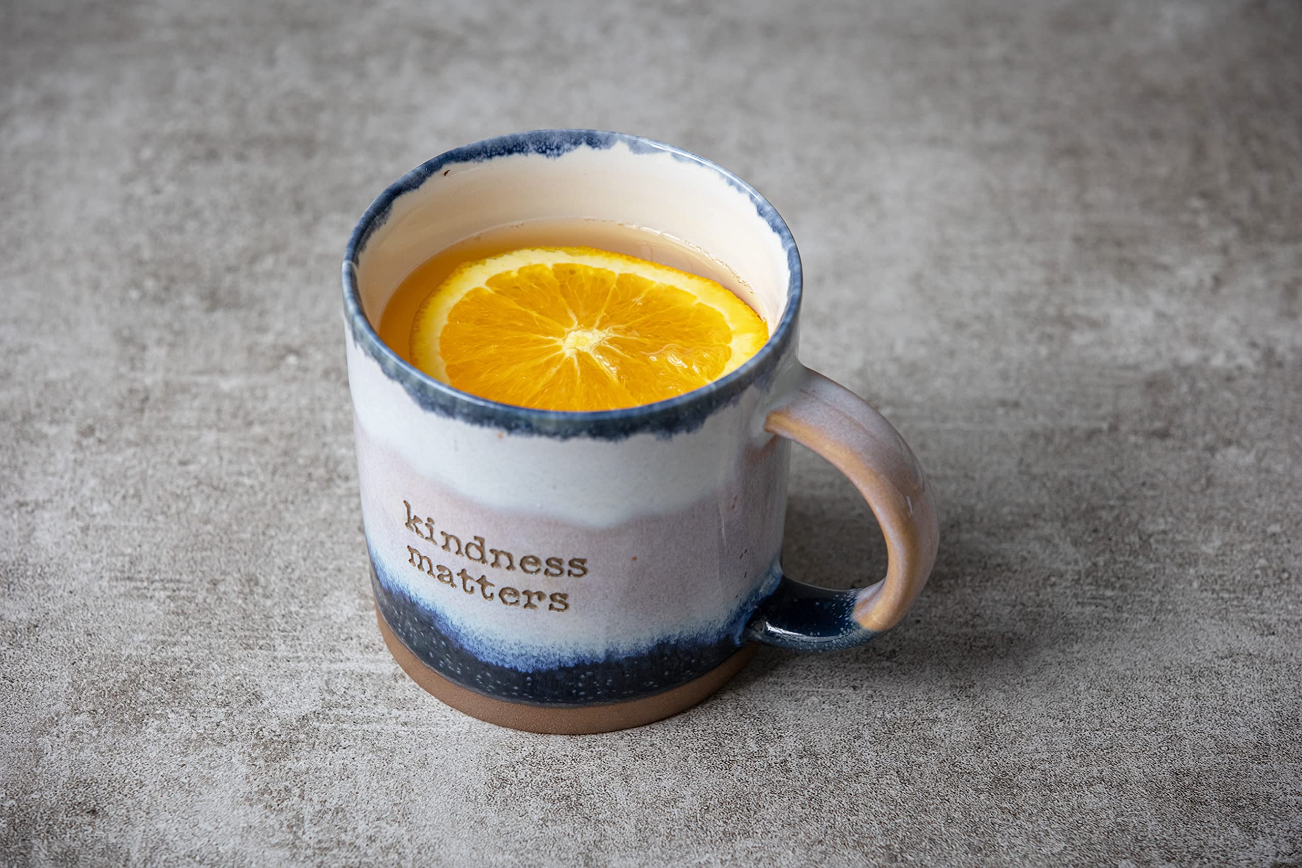 COLLECTIVE HOME Reactive Glaze mug, microwave-safe for quick reheats.