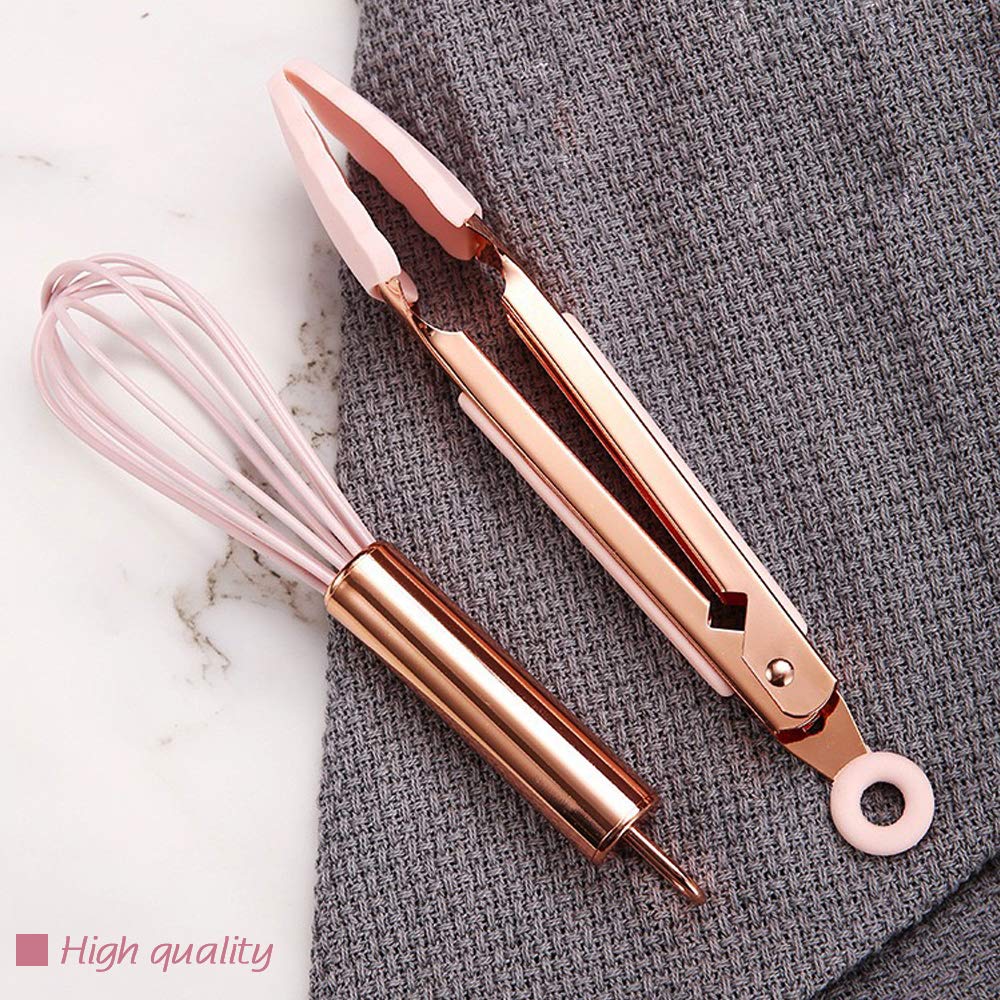 Collfa mini tong in rose gold for kid-safe serving