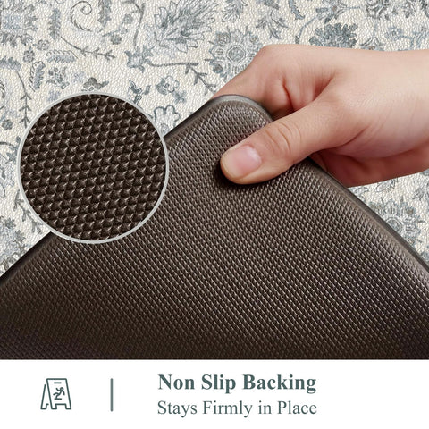 Collive ergonomic foam standing mat supports feet and back during tasks