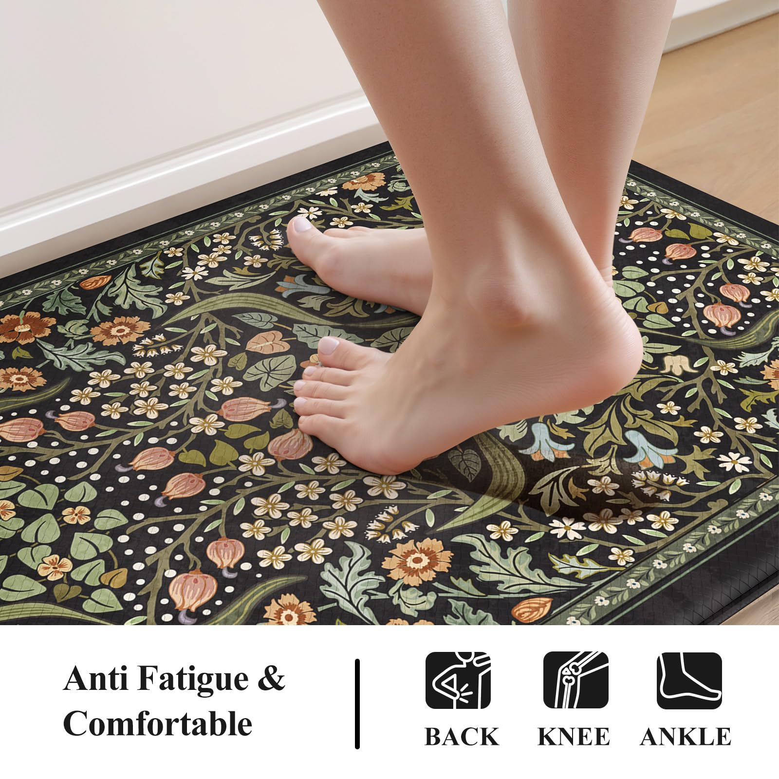 Collive waterproof mat cleans easily with a damp cloth or vacuum.