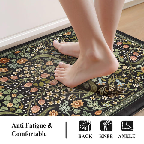 Collive waterproof mat cleans easily with a damp cloth or vacuum.