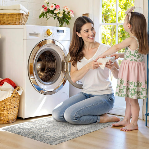 Collive waterproof kitchen rug is oil-resistant for busy prep spaces