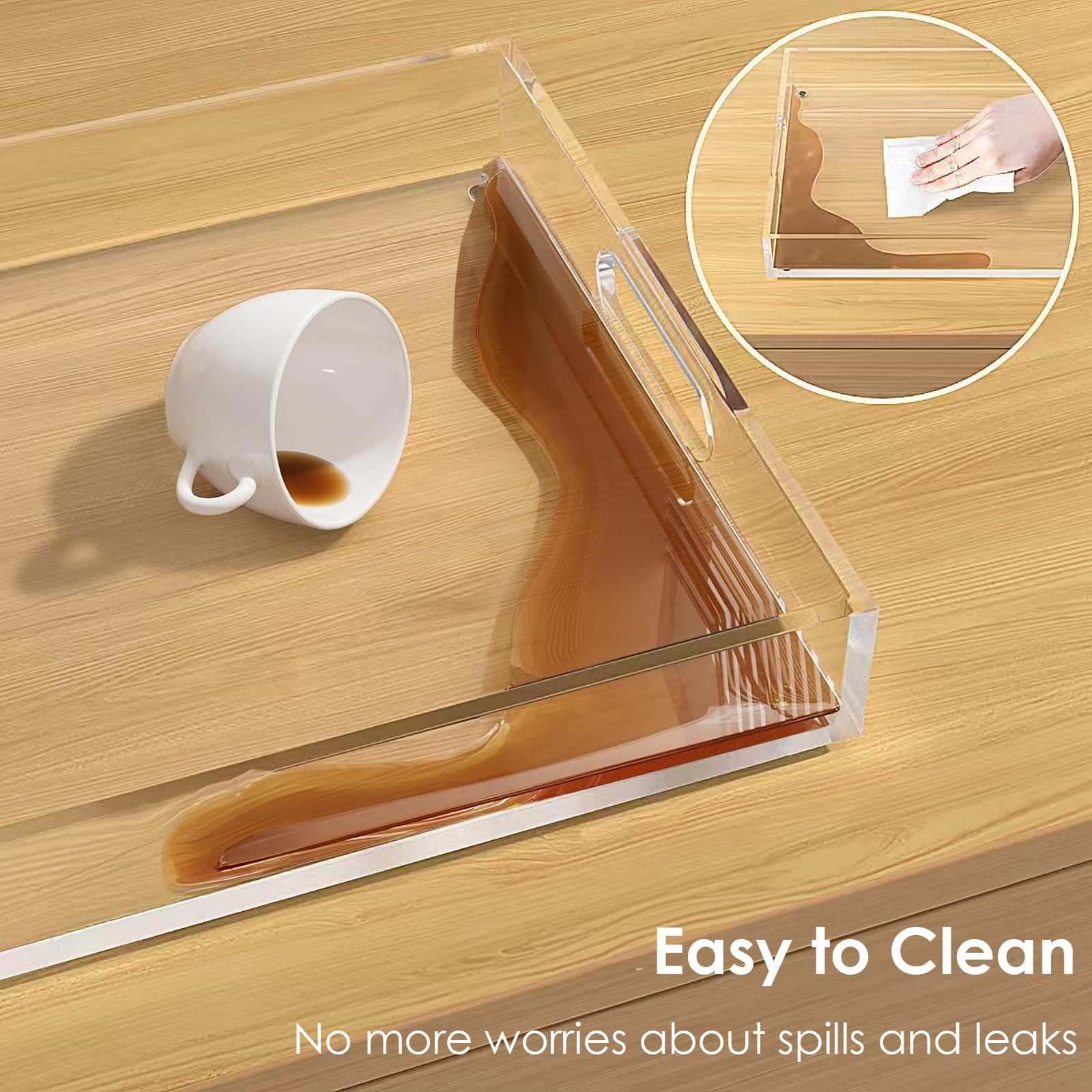 Collwait tray doubles as a chic centerpiece organizer for living rooms.