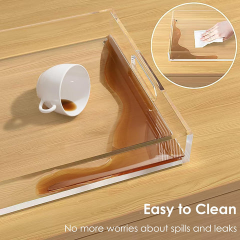 Collwait tray doubles as a chic centerpiece organizer for living rooms.