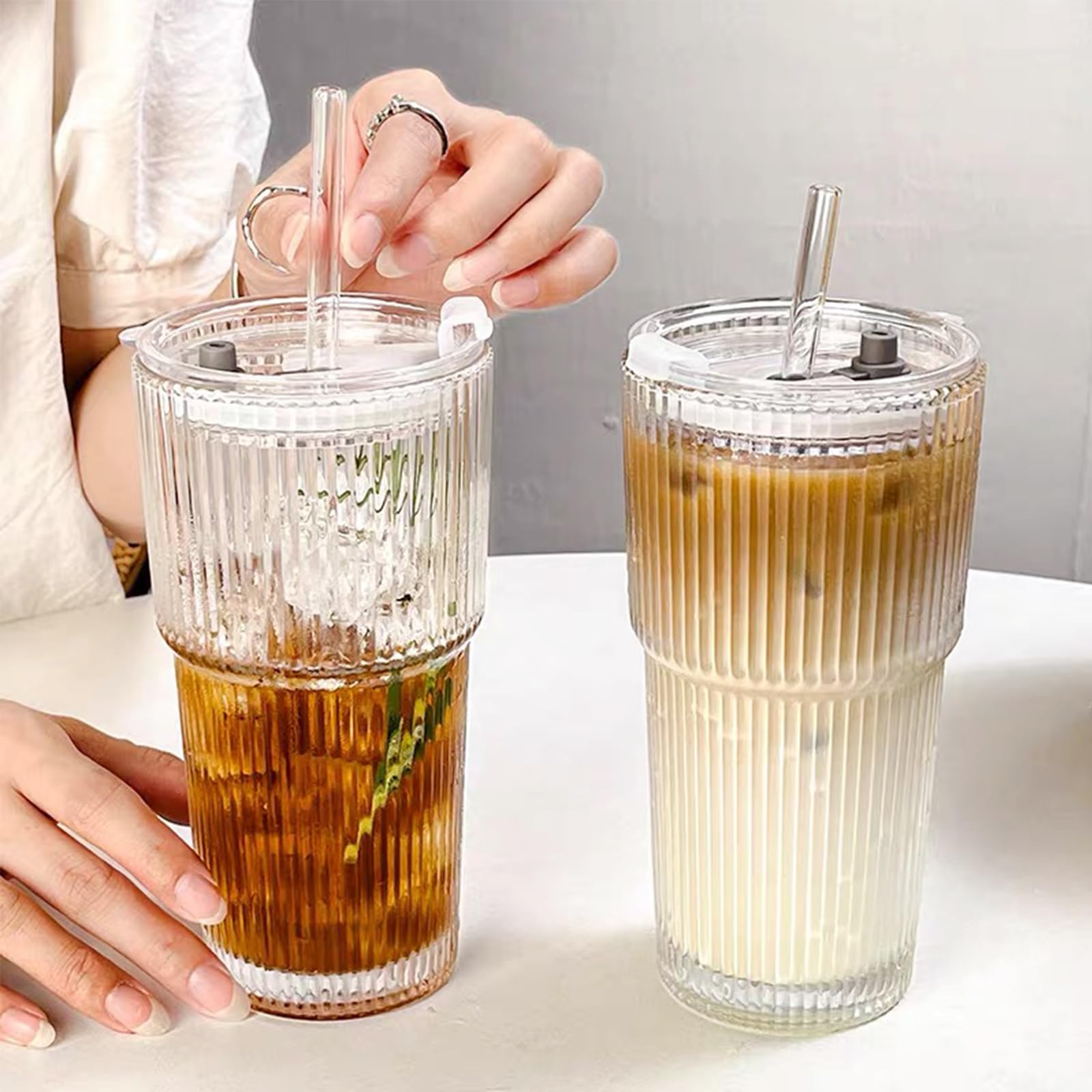 Colnic iced coffee served in 20oz glass cup with a crisp presentation.