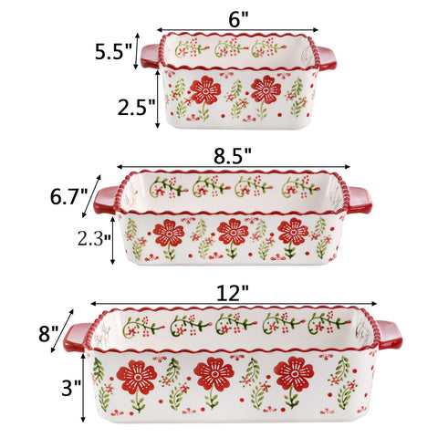 Coloch medium ceramic baking dish ideal for casseroles and side dishes.