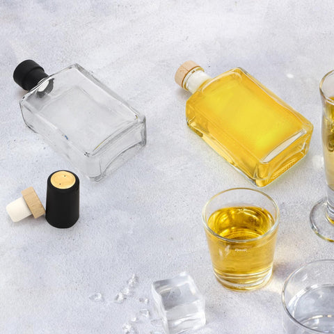 Coloch bottles on a home bar setup for weddings or parties