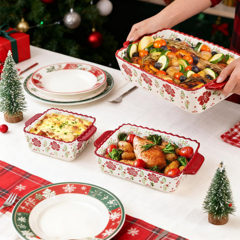 Coloch stackable design saves cabinet space and helps organization.