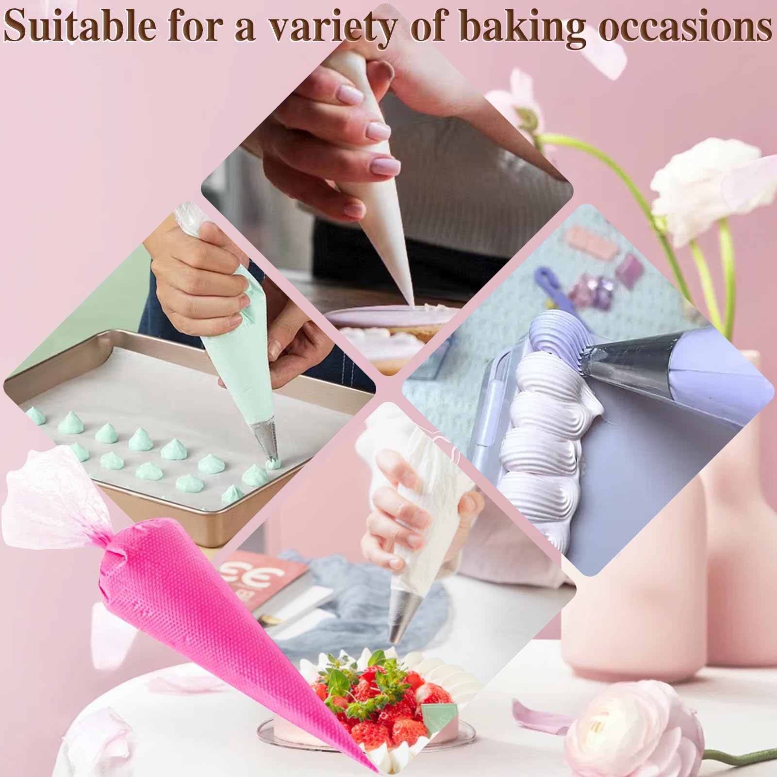 COLOGO disposable convenience enables fast cleanup after decorating sessions.