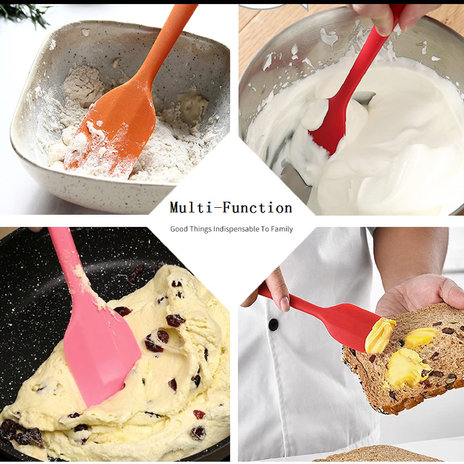 COLOGO seamless one-piece spatula for easy cleaning
