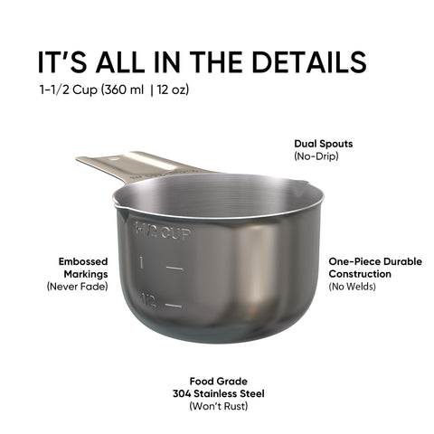 Color Up 360ml capacity shown with etched metric and imperial units.